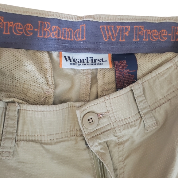 Wearfirst Men's Cargo Pant Tan Size 36×30 - Picture 5 of 7